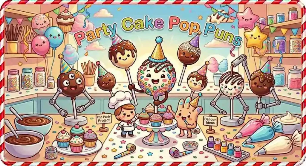 Cake pops birthday party celebration