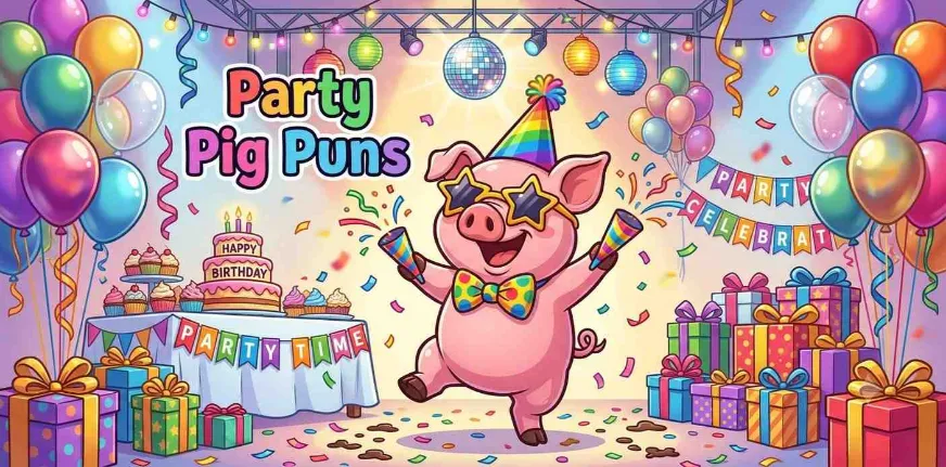 Party Pig Puns 
