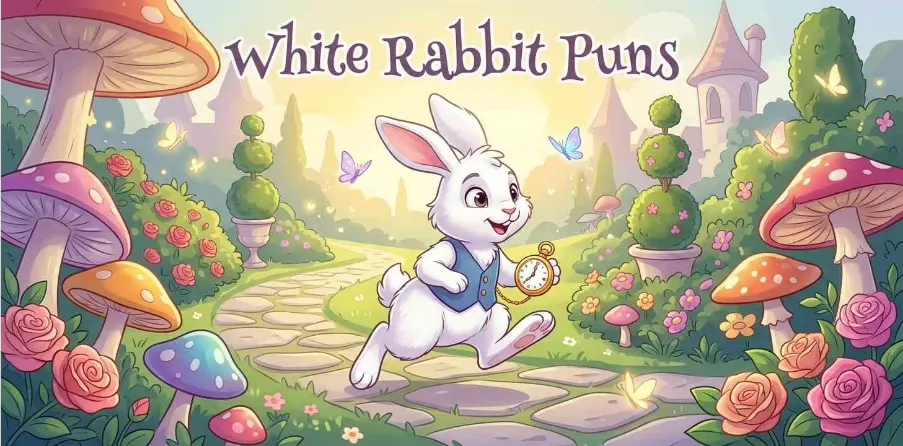 White Rabbit Puns    
