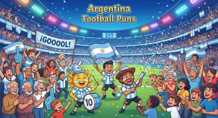 Happy football fans cheering