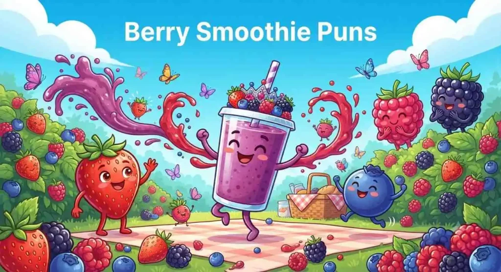 Berry smoothie with strawberries