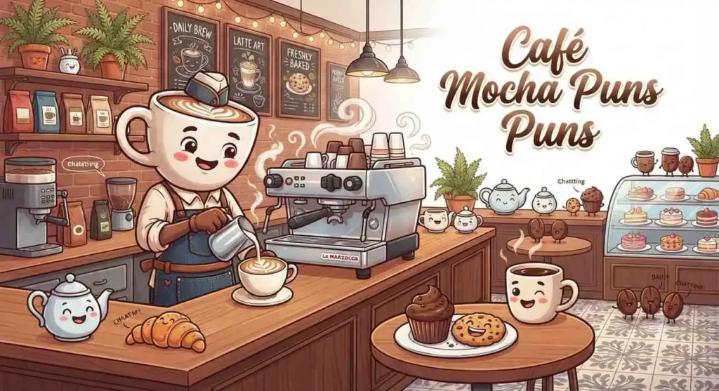 mocha barista serving