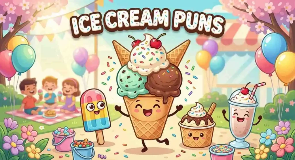 Happy ice cream cones