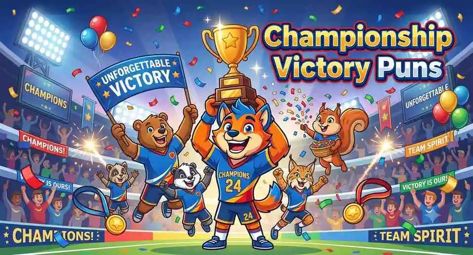 team celebrating victory