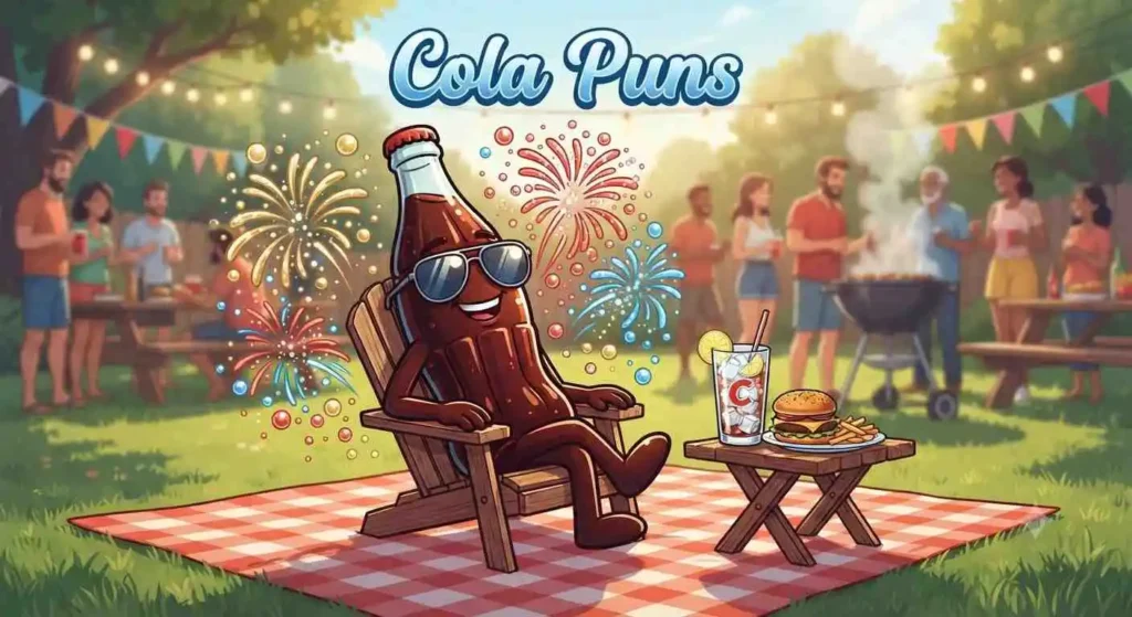 Happy cola drink