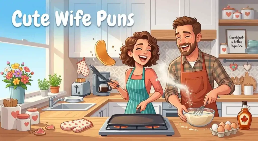 Cute couple cooking together