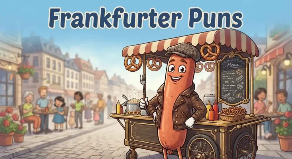 Funny frankfurter  character