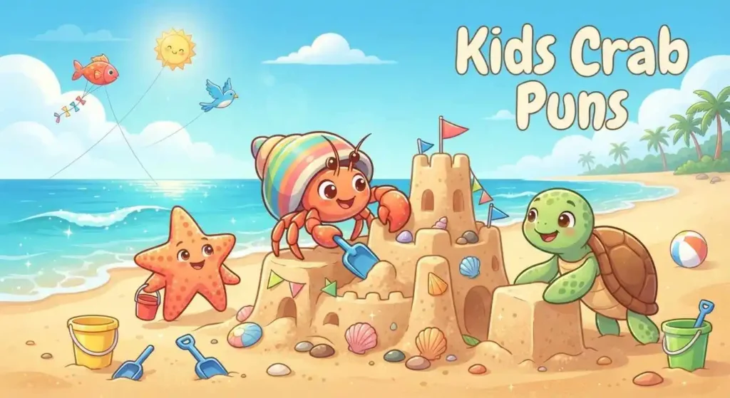 Happy hermit crab kids