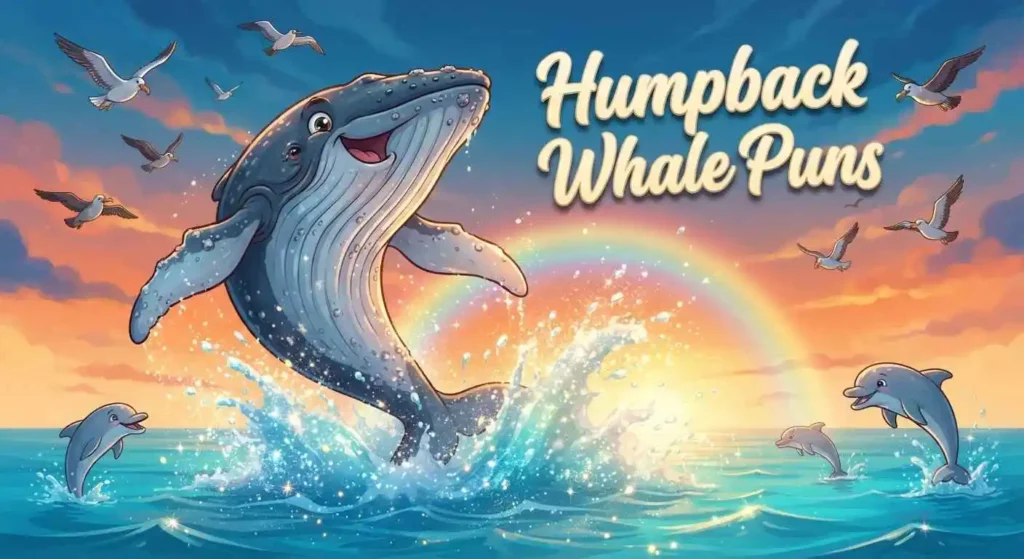 humpback whale breaching