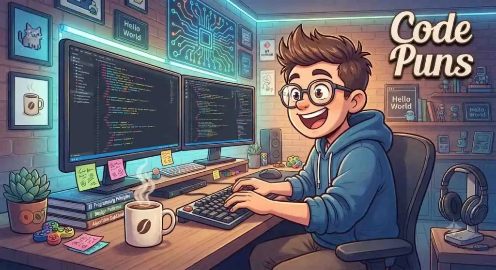 programmer writing Java code