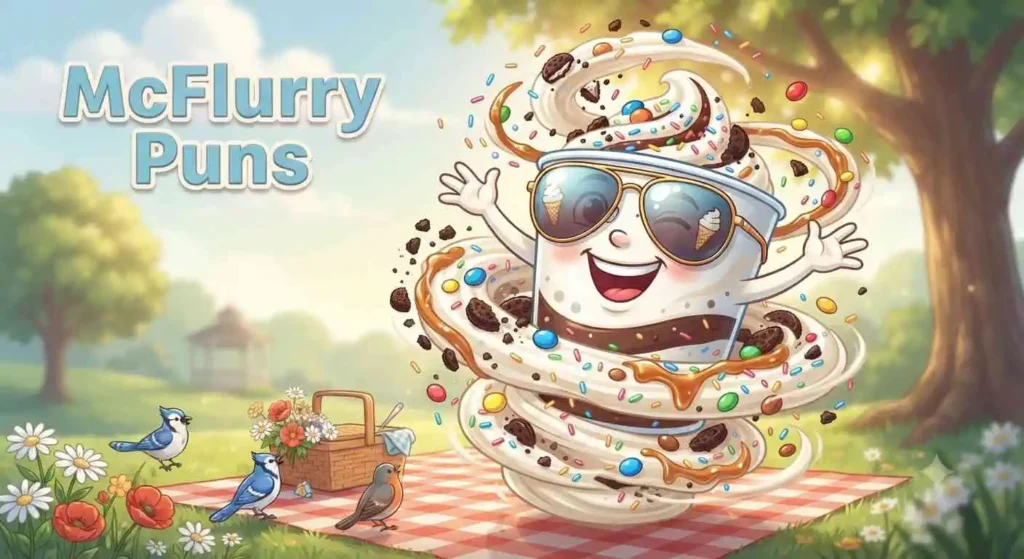 Funny swirling ice cream