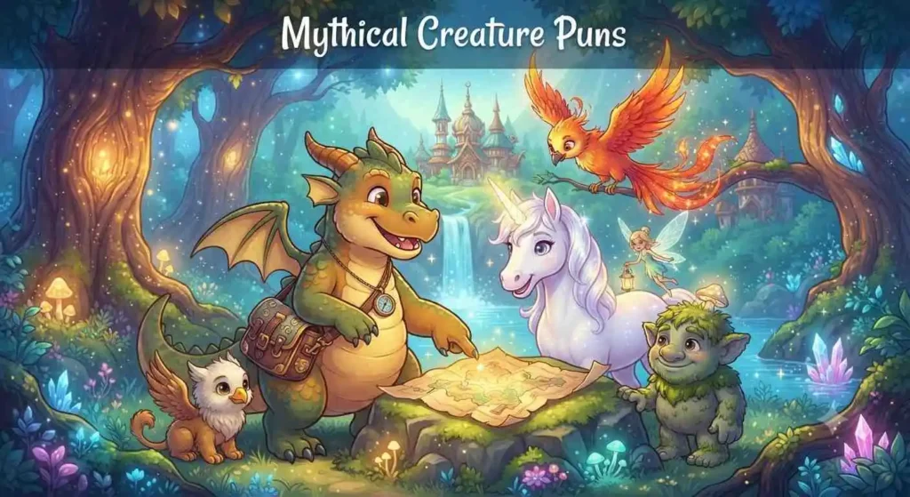 Friendly mythical creatures together