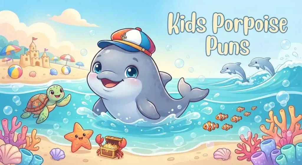 Curious porpoise exploring reef