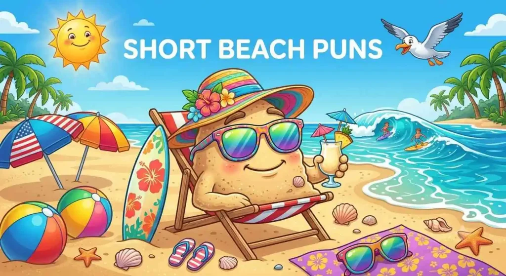 Cute beach vacation