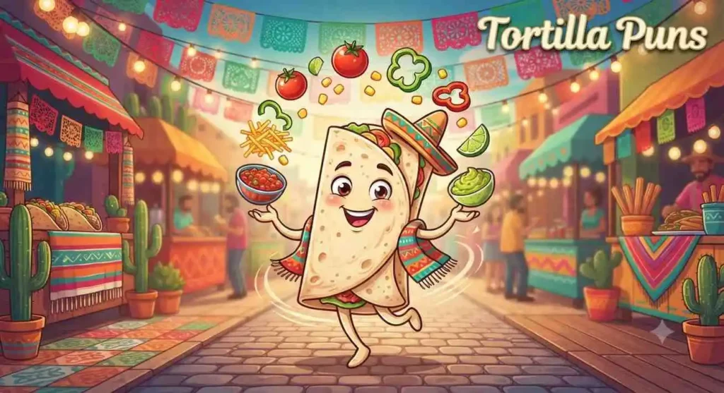 Happy tortilla dancing