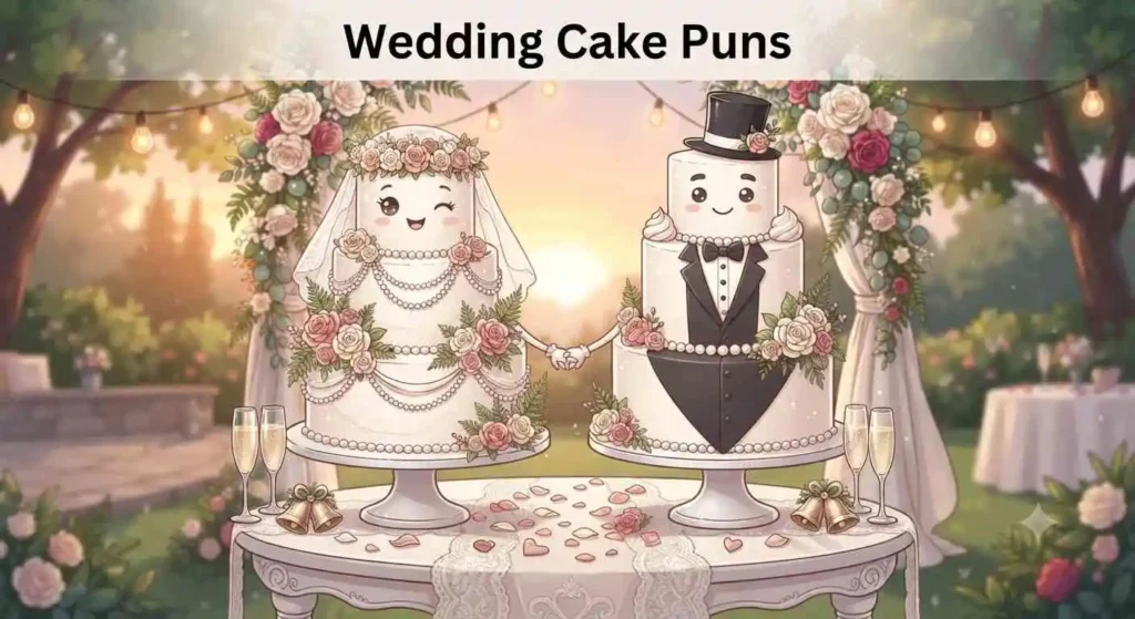 Romantic wedding cake