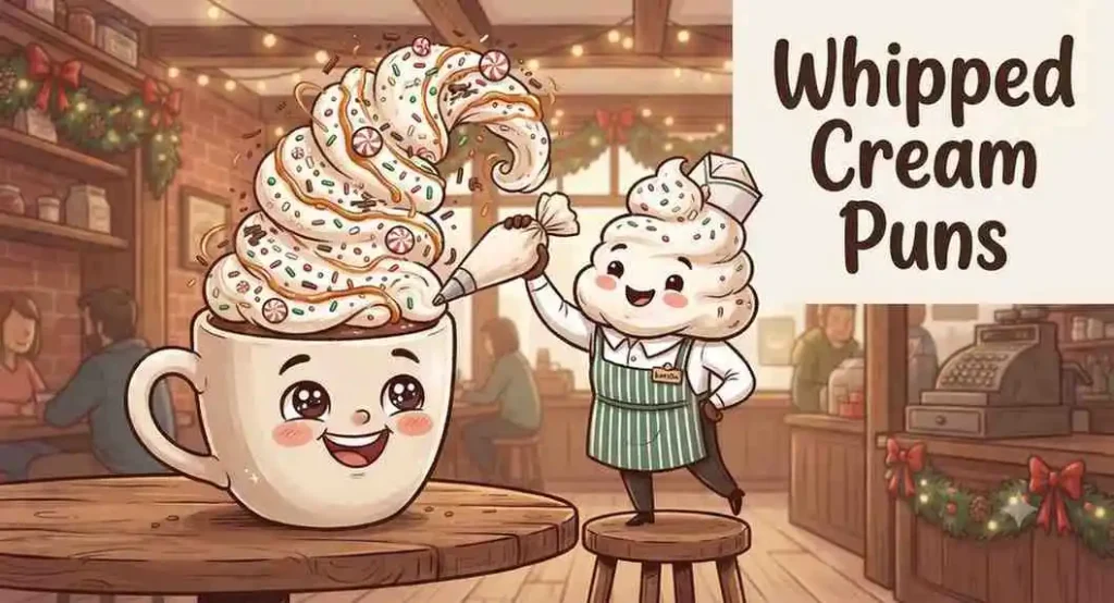 Whipped cream cocoa swirl