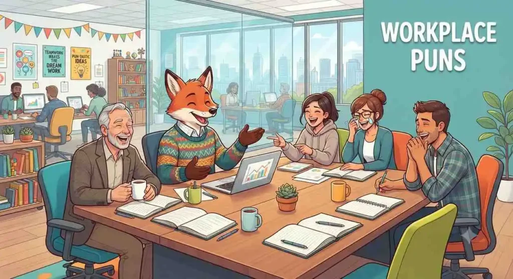 coworkers enjoying workplace humor