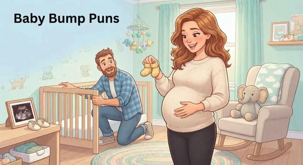 Pregnant woman showing baby bump