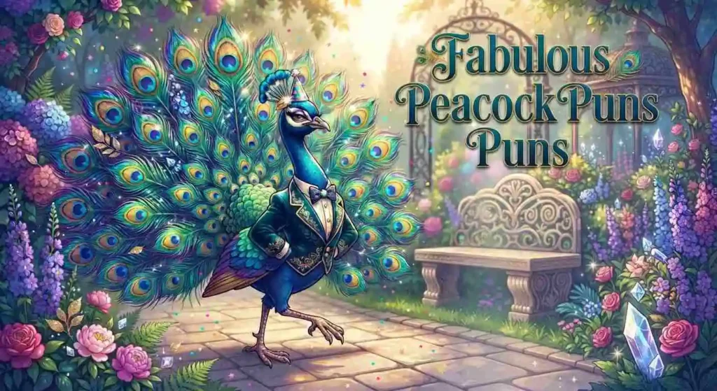 Fabulous peacock showing colorful feathers