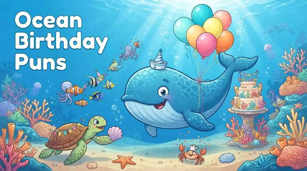 Whale ocean birthday party