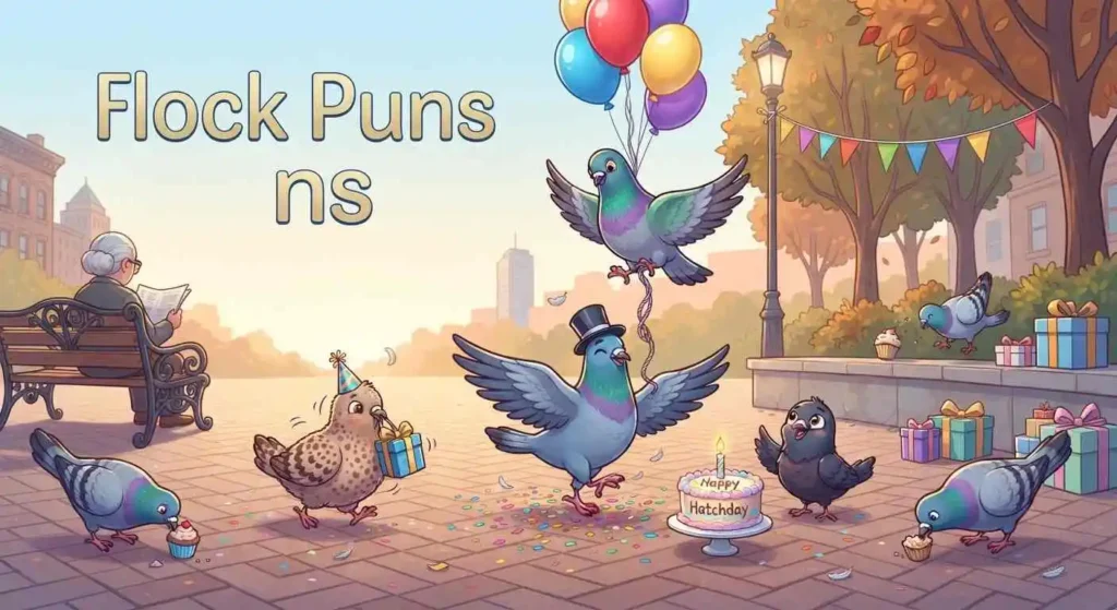 Pigeons celebrating together outdoors