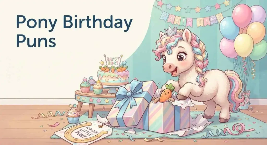 Cute pony birthday party