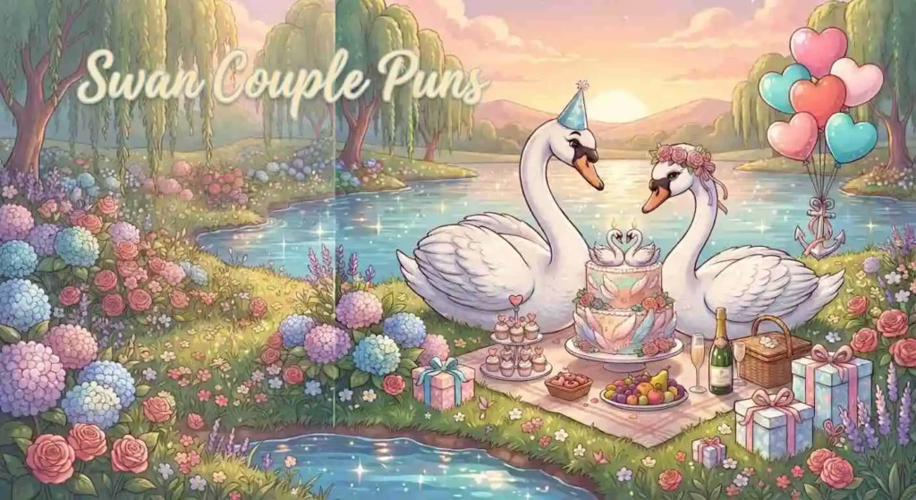 Swan couple birthday celebration