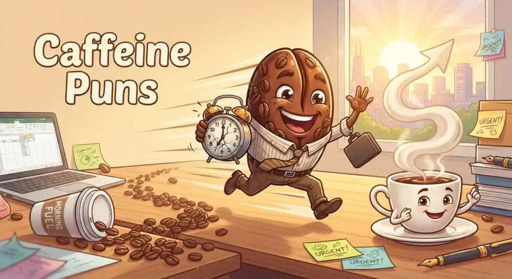 Funny caffeine coffee