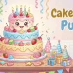 Funny smiling cake