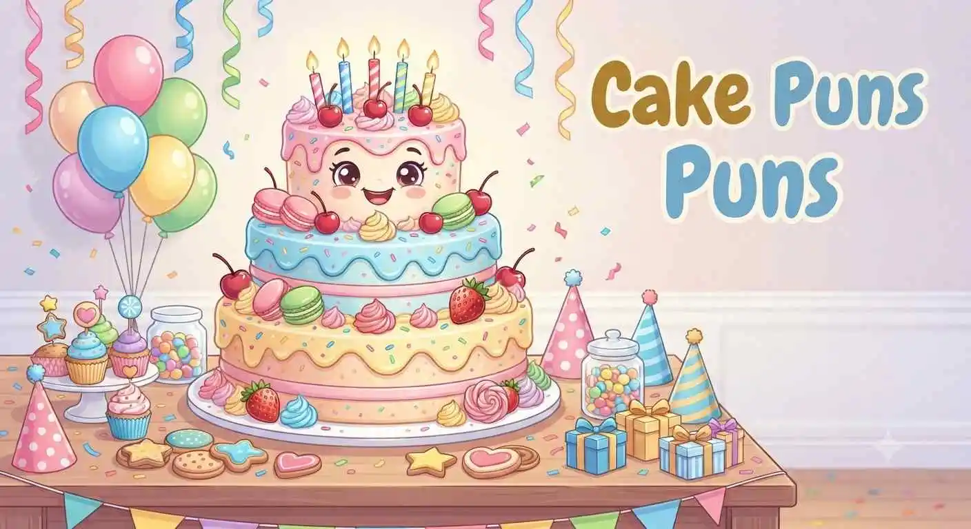Funny smiling cake