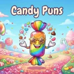 Colorful candy characters