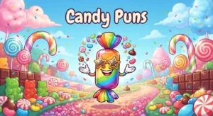 Colorful candy characters