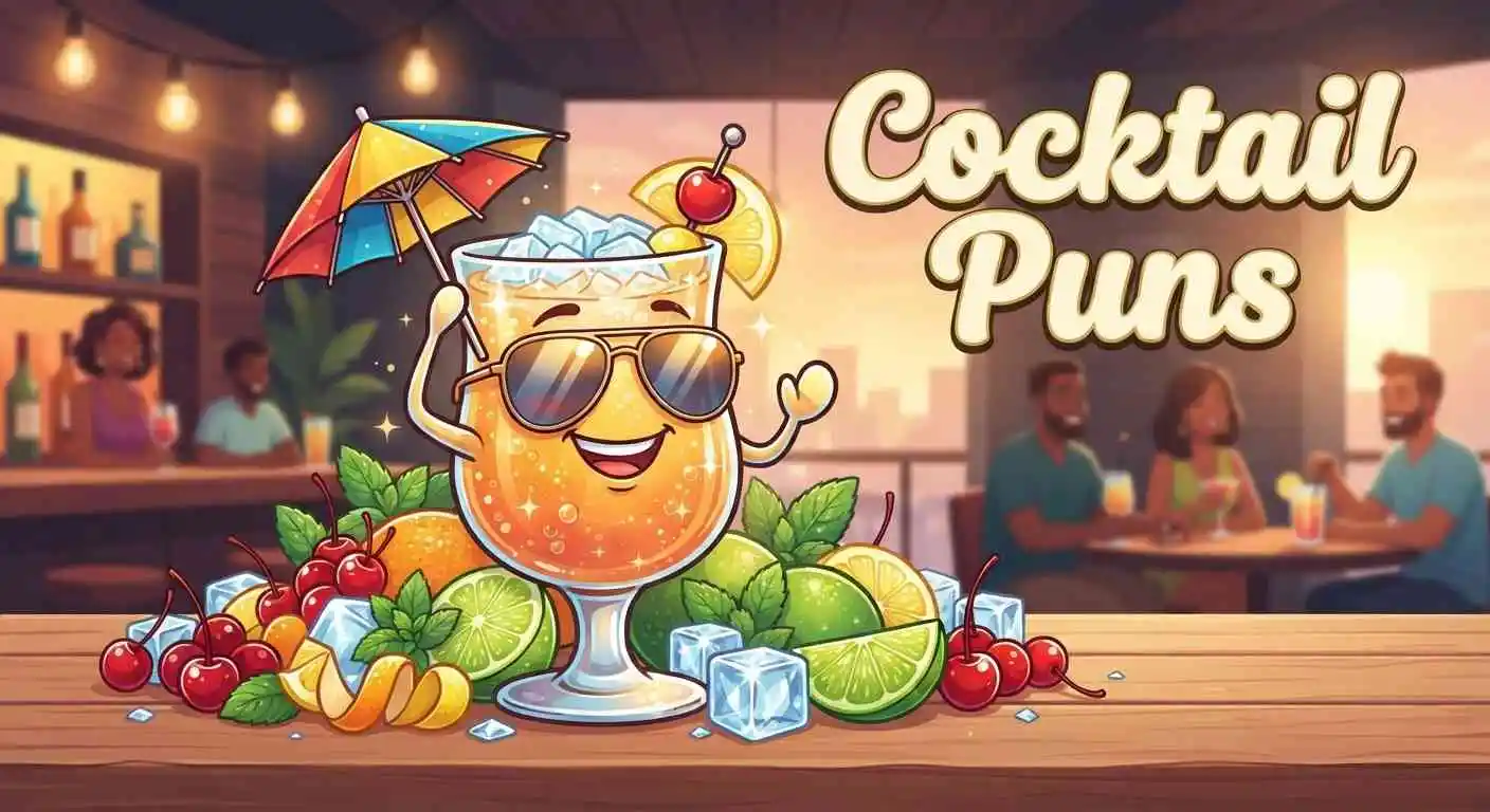 Funny cocktail drinks