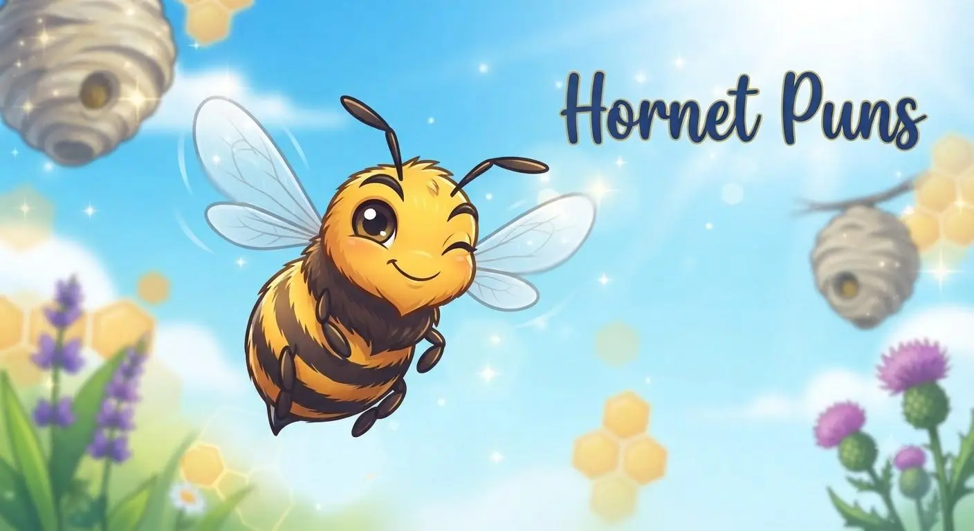 hornet flying happily