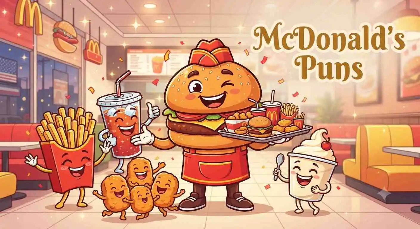 Funny fast food characters