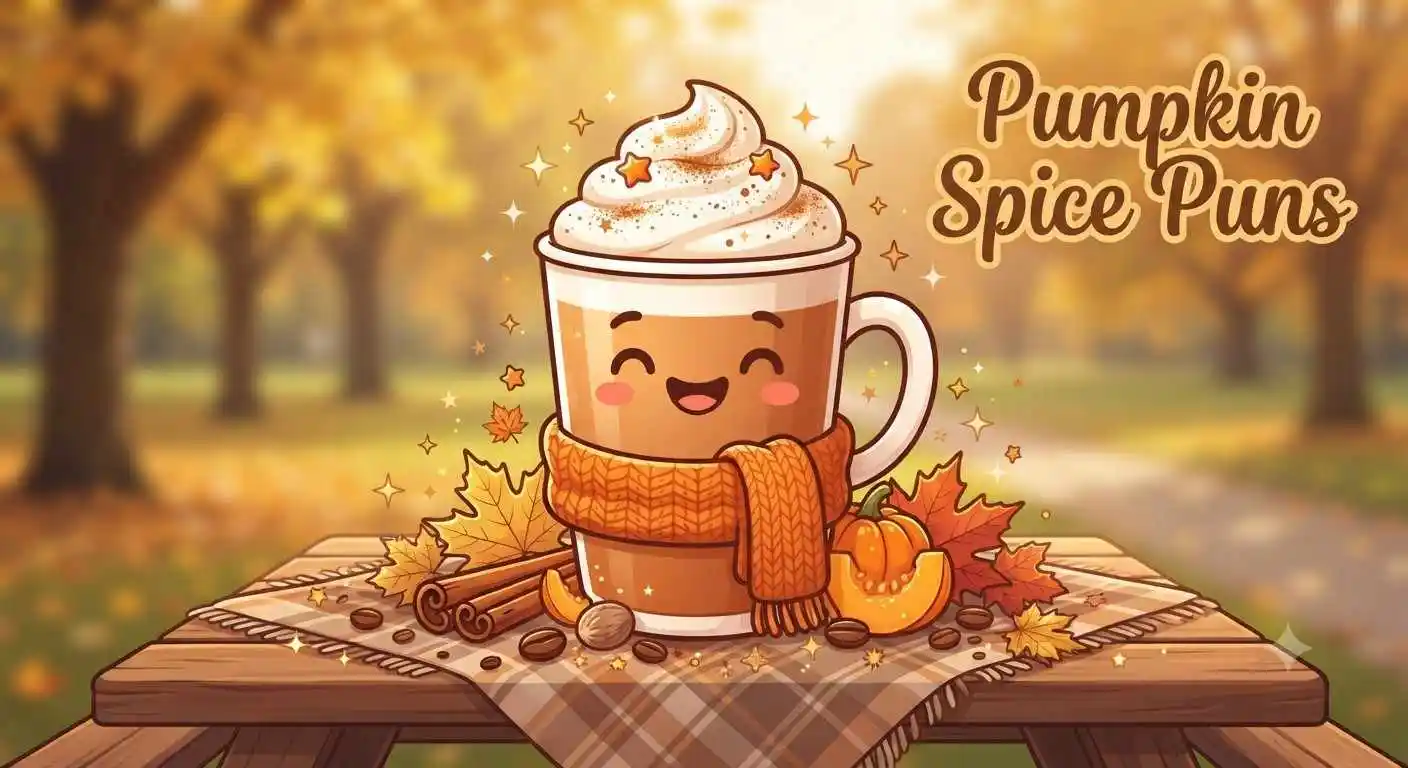 Cute pumpkin spice latte