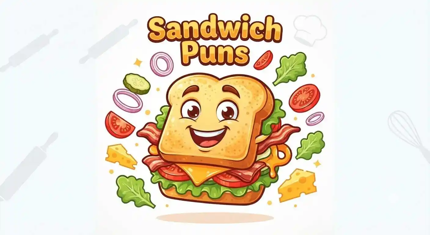 Funny smiling sandwich