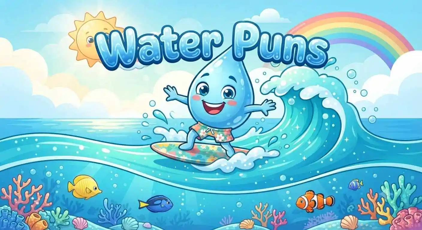 Funny water drops