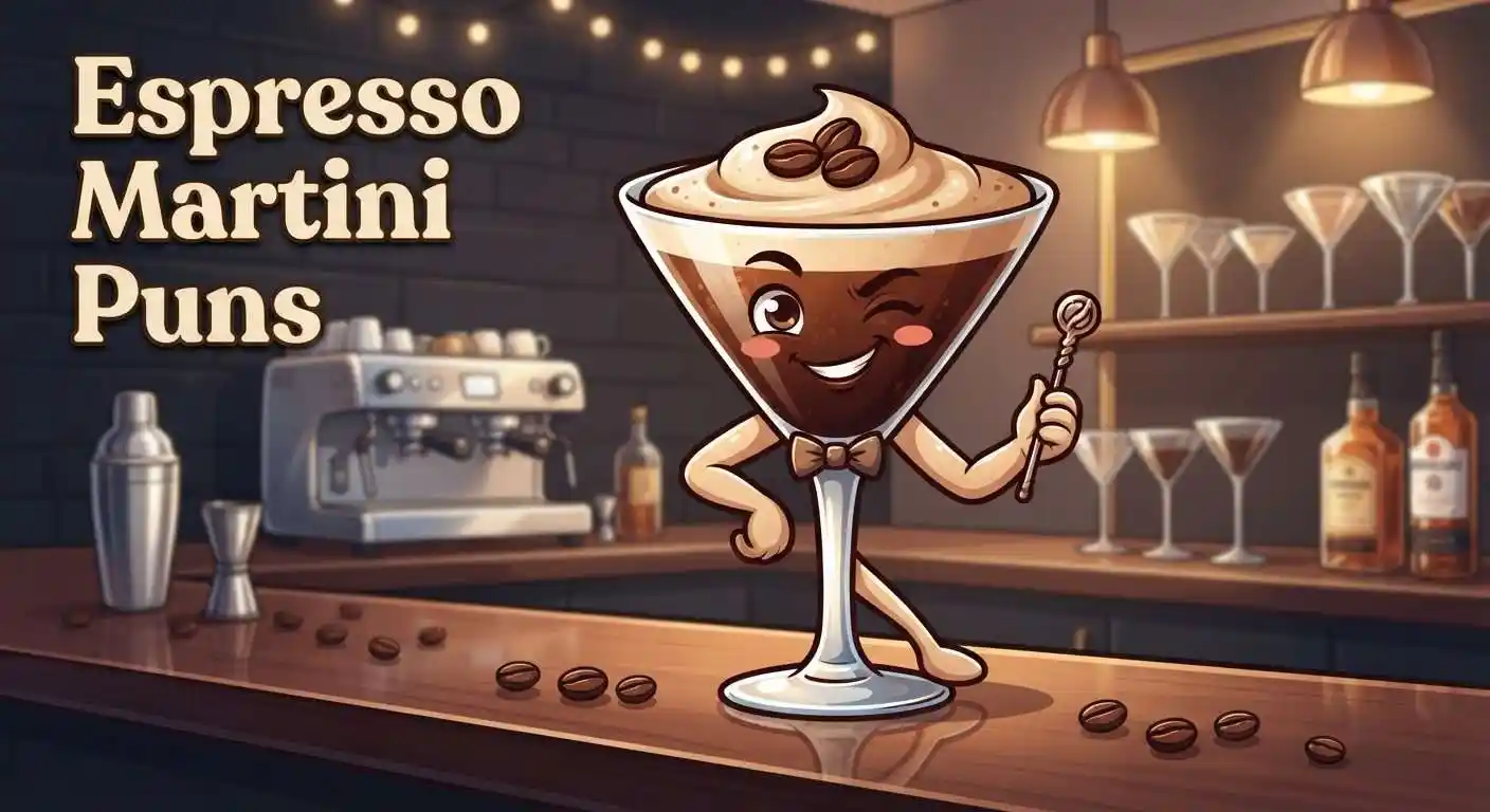 Funny espresso martini